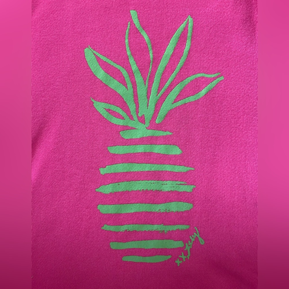 Lilly Pulitzer Pink Pineapple Pullover - image 2